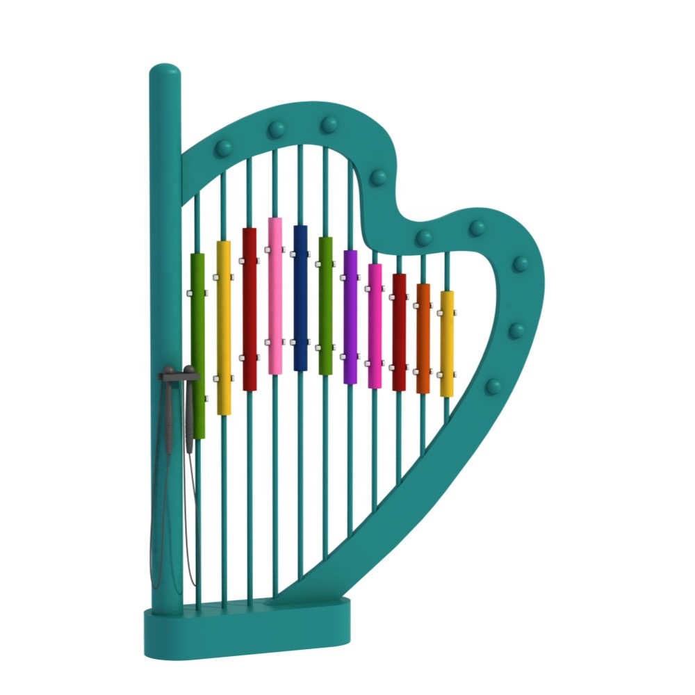 Musical Instrument Park - ชุดเครื่องดนตรีเคาะจังหวะพลาสติกสำหรับเด็ก สำหรับการแสดงกลางแจ้งในสวนสาธารณะ