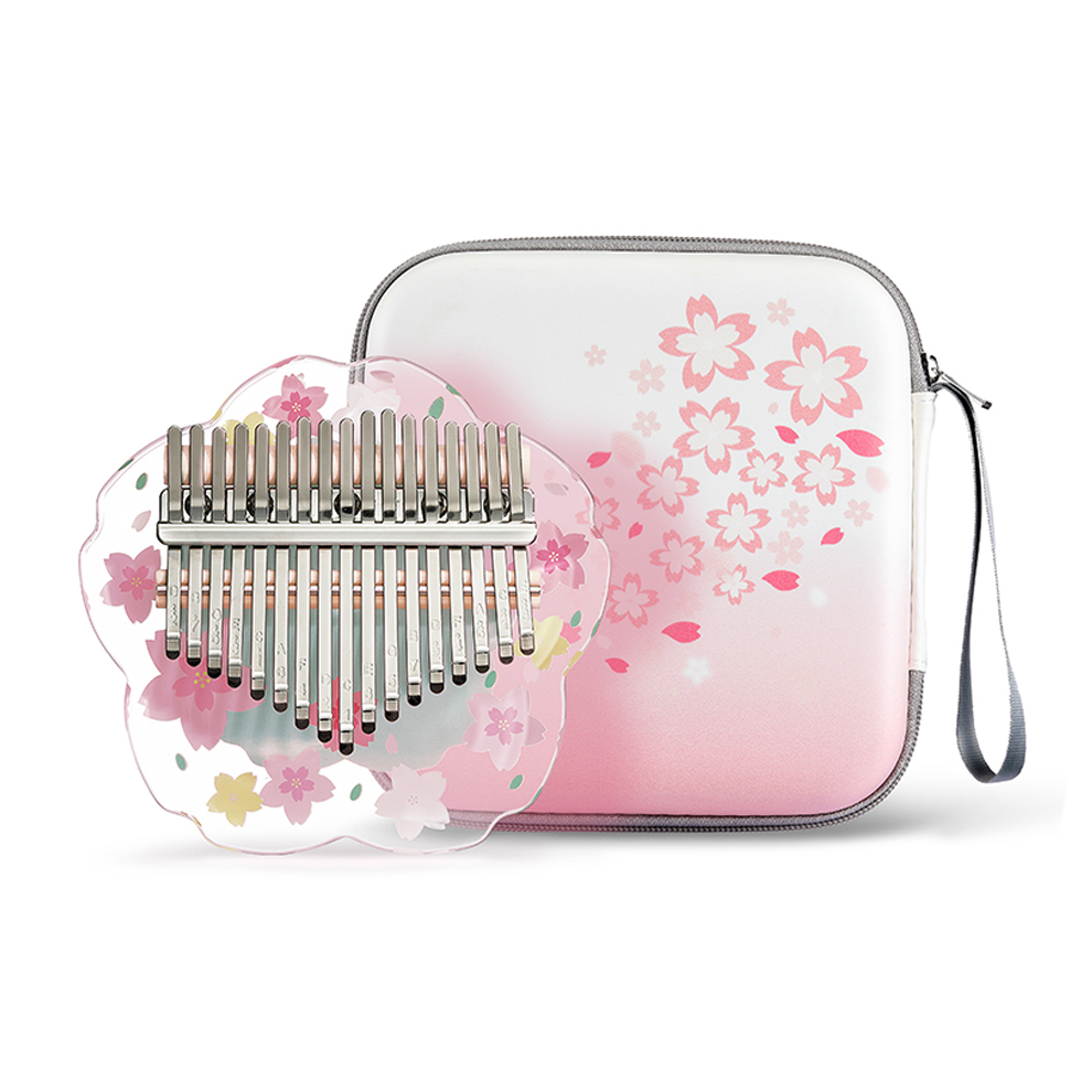Musical Instrument Piano - Hluru Kalimba 21คีย์, เครื่องดนตรีอะคริลิค17คีย์พร้อมเคสแท่นคริสตัลใส