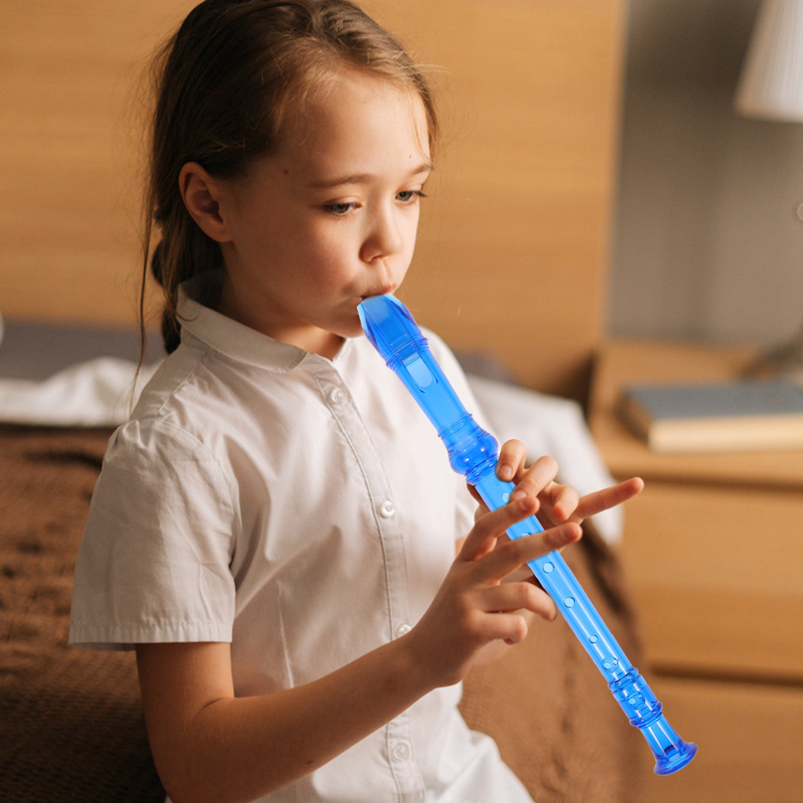 Musical Instrument Family - ขลุ่ยโซปราโน 2 ชิ้น 8 รู สำหรับผู้เริ่มต้น