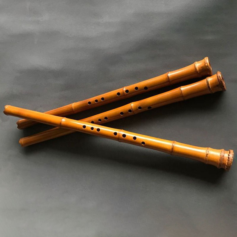 Musical Instrument I Play - ขลุ่ยไม้ไผ่ 8 รู แบบจีน สำหรับฝึกซ้อมและเล่น ขลุ่ยไม้ไผ่แนวตั้ง