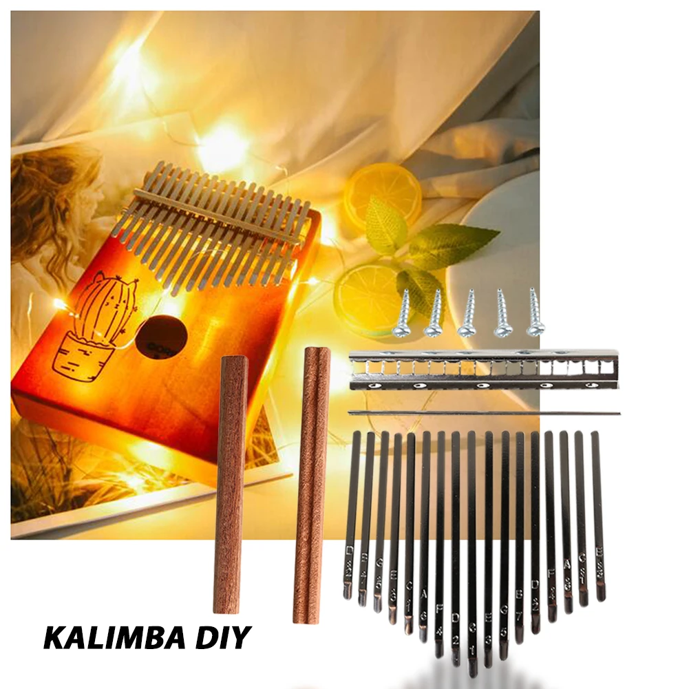 Musical Instrument Piano - DIY 17 Tone Kalimba คีย์ Tines