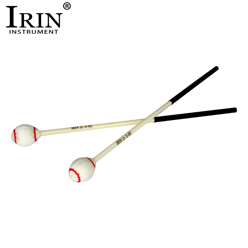 Musical Instrument Marimba - IRIN 1คู่ Marimba Mallets กลองกระทบคุณภาพสูงอุปกรณ์เสริมสำหรับระนาด Glockenspiel