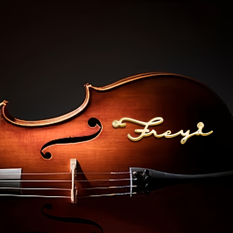Musical Instrument With Names - ป้ายชื่อตกแต่งแบบกำหนดเองพร้อมชื่อ ป้ายชื่อส่วนตัวสำหรับกีตาร์ ไวโอลิน เปียโน หรือเครื่องดนตรีอื่นๆ