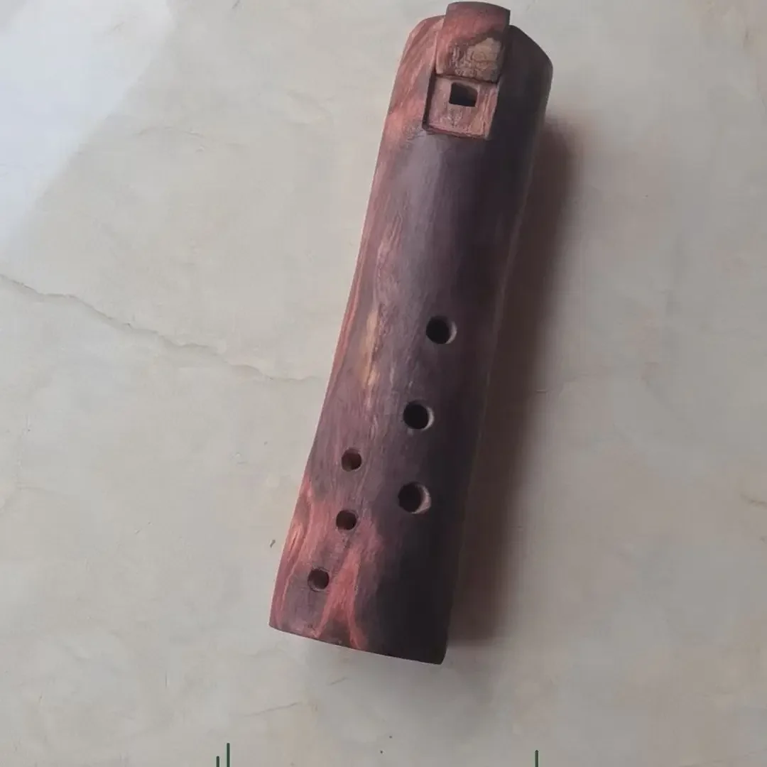 Musical Instrument Indian - ขลุ่ยไม้ทำมือ ขลุ่ยฮайнัน หวงฮวยลี่ ขลุ่ยอินเดีย ขลุ่ยพกพา สำหรับคนรักเครื่องดนตรี