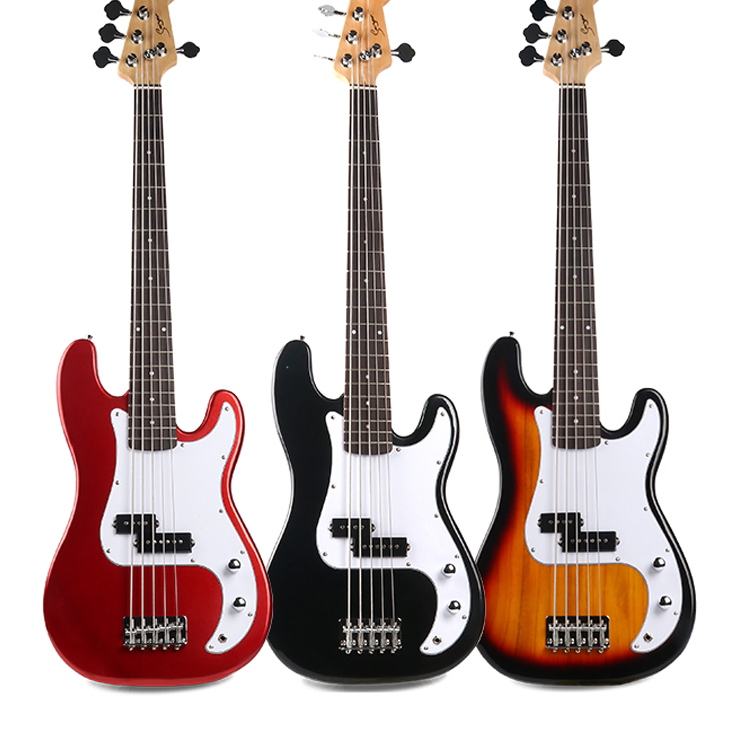 Musical Instrument Brands - กีตาร์เบสไฟฟ้า 5 สาย สำหรับผู้เริ่มต้น ราคาถูก 6
