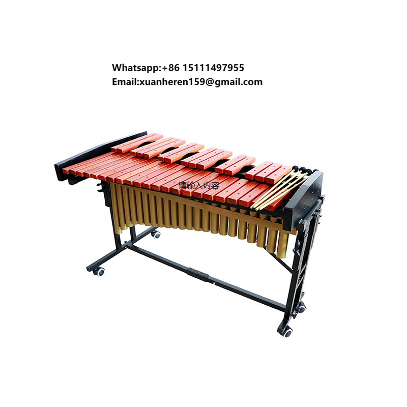 Musical Instrument Marimba - เครื่องดนตรีจีนแบบดั้งเดิม ประเภทเครื่องเคาะจังหวะ มาริมบา 37 โน้ต พร้อมขาตั้งไม้