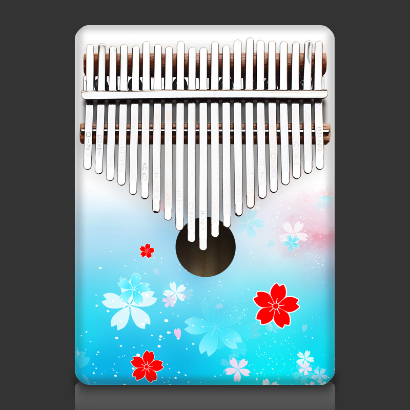 สีสัน21 Key Kalimba เด็กการ์ตู - Musical Instruments Cartoon บทวิจารณ์และราคา