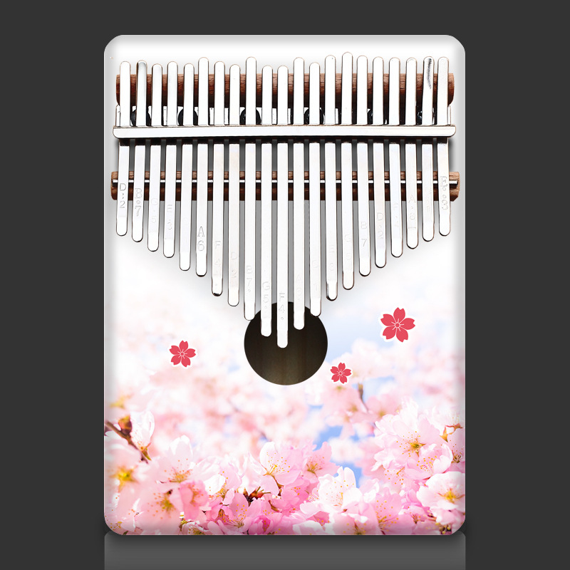 สีสัน21 Key Kalimba เด็กการ์ตู - Musical Instruments Cartoon บทวิจารณ์และราคา