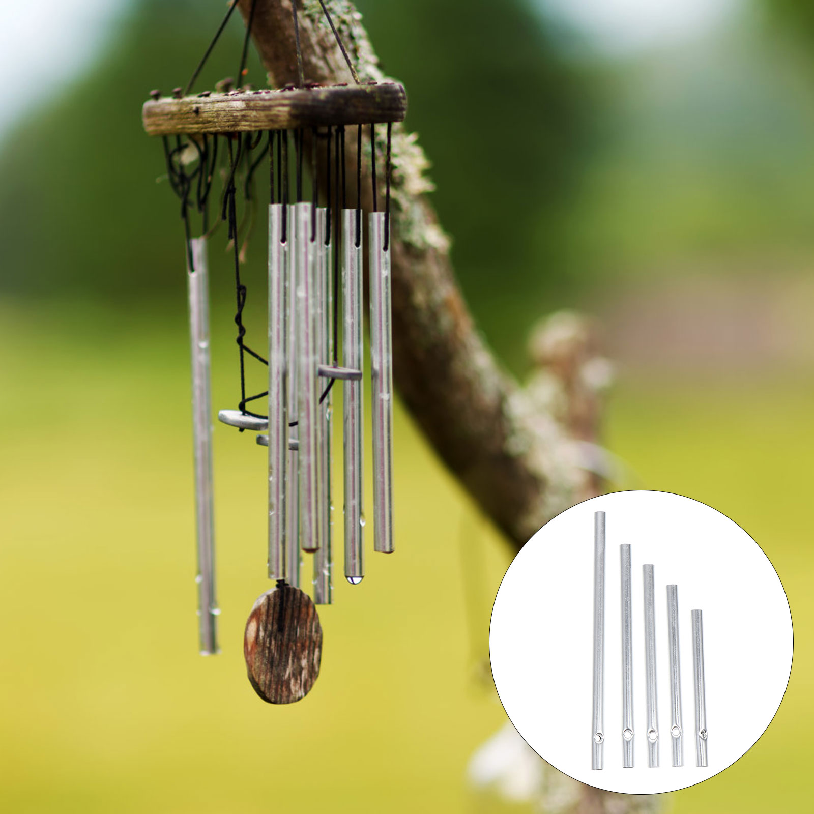 Wind Chime Diy ท่อท่ออลูมิเนีย - Wind Chime Tubular บทวิจารณ์และราคา