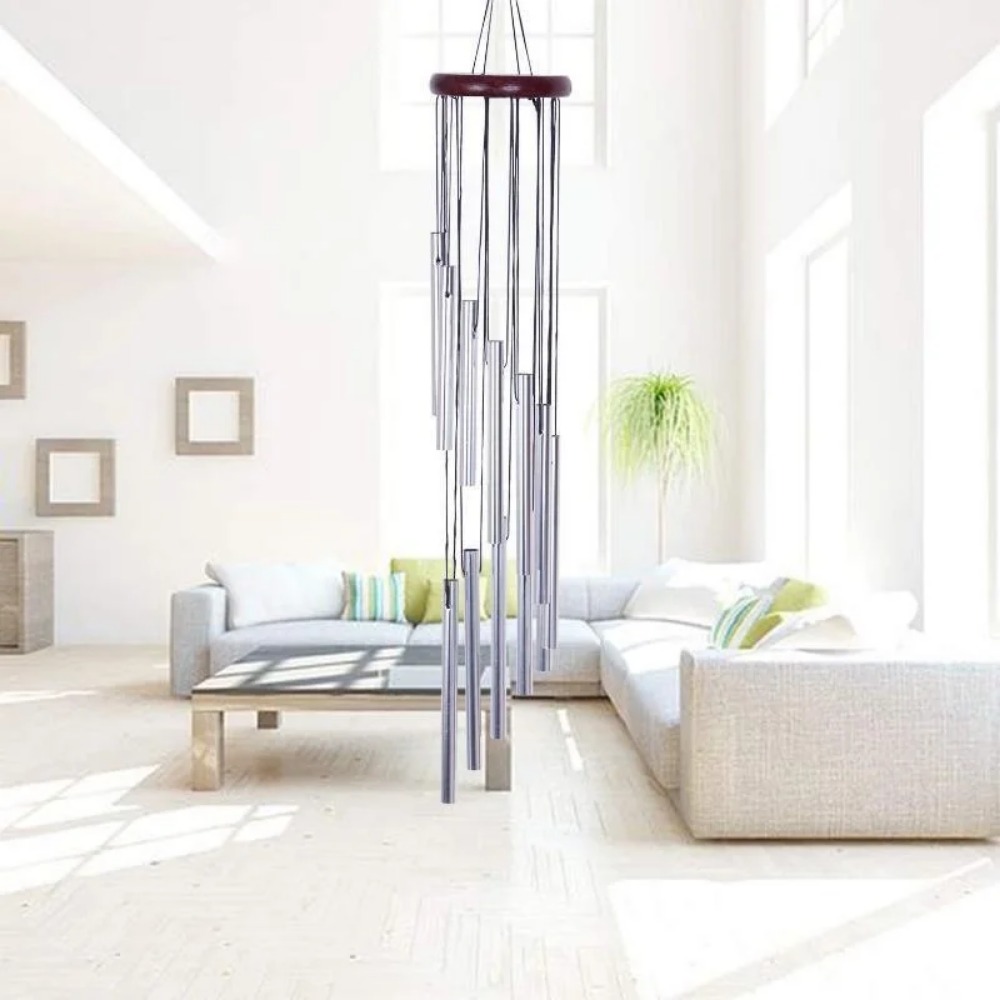 กระดิ่งลมอะลูมิเนียม 12 ท่อ  ก - Wind Chime Tubular บทวิจารณ์และราคา