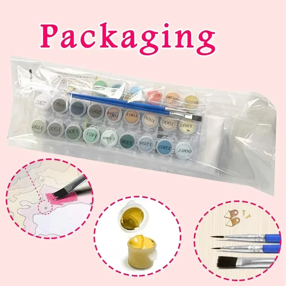 ภาพวาดสีน้ำมันตามตัวเลข ลายเคร - Musical Instrument I Play บทวิจารณ์และราคา