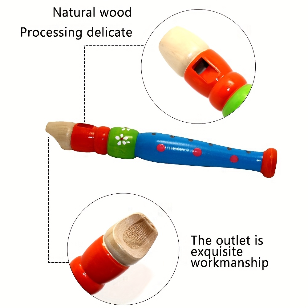 ขลุ่ยไม้ 1 ชิ้น 6 รู คลาริเน็ต - Musical Instruments Cartoon บทวิจารณ์และราคา