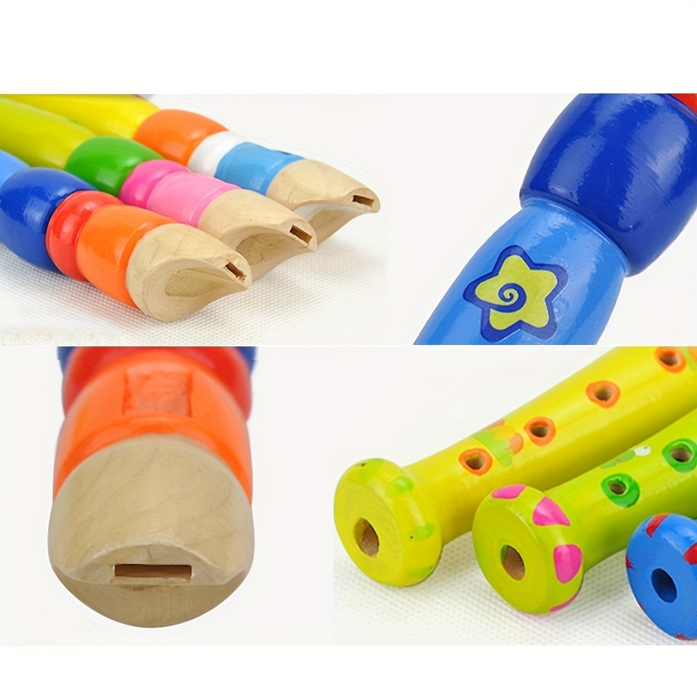 ขลุ่ยไม้ 1 ชิ้น 6 รู คลาริเน็ต - Musical Instruments Cartoon บทวิจารณ์และราคา