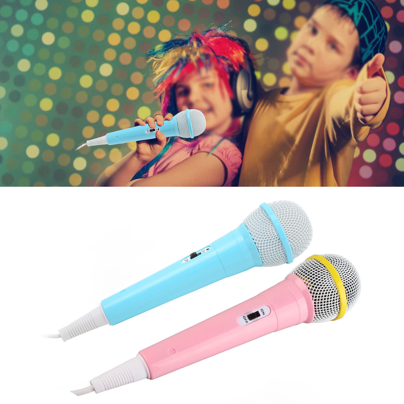 ไมโครโฟนแบบมีสายสำหรับเด็ก 3.5 - Musical Instrument Family บทวิจารณ์และราคา