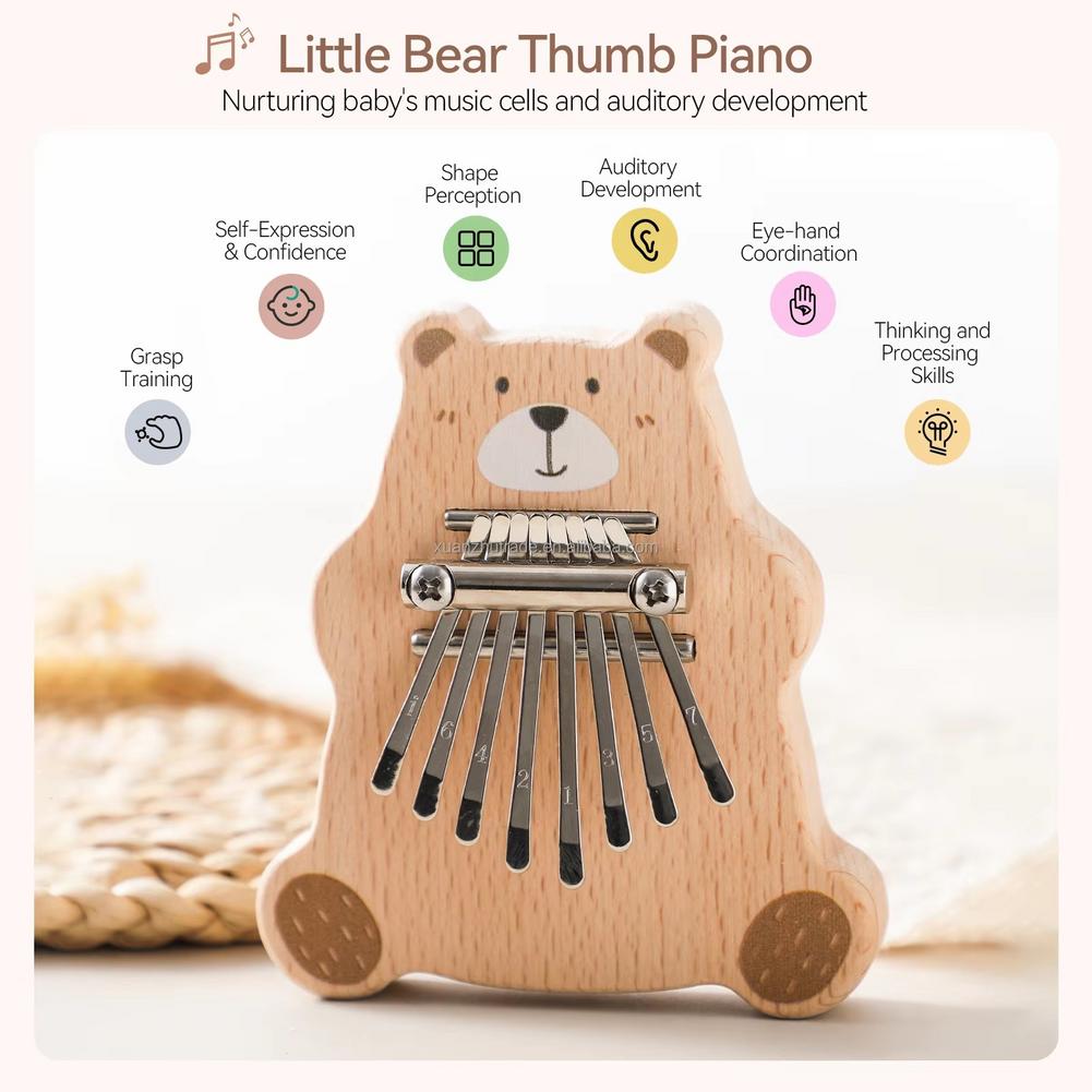 คาลิมบาขนาดเล็ก 8 คีย์ แบบพกพา - Musical Instrument Piano บทวิจารณ์และราคา