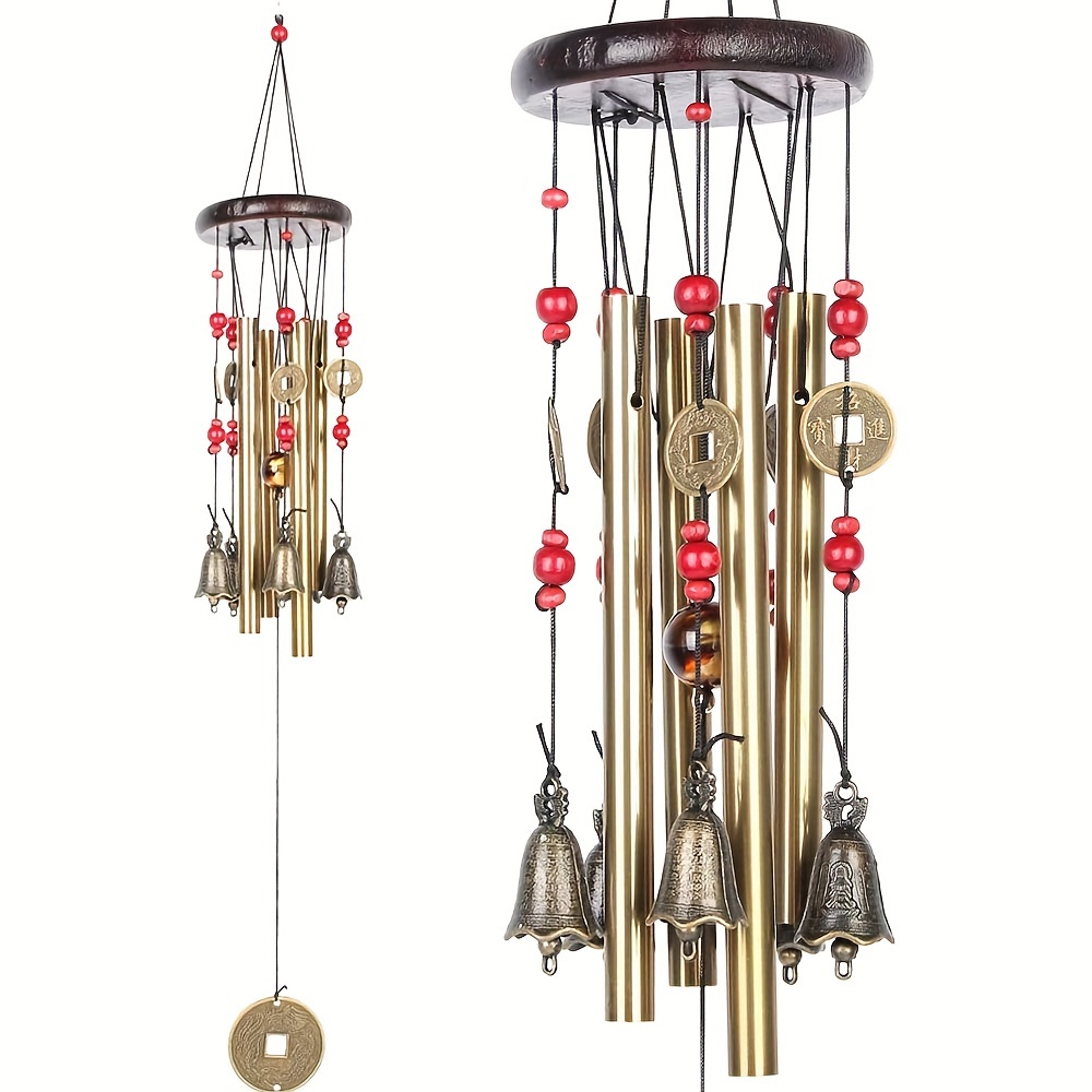 กระดิ่งลมท่อโลหะห้อยประดับทองแ - Wind Chime Tubular บทวิจารณ์และราคา