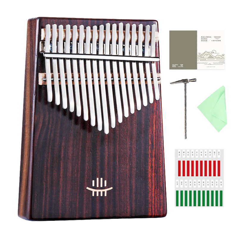 Hluru Kalimba 17คีย์, มีรู21คี - Musical Instrument Piano บทวิจารณ์และราคา