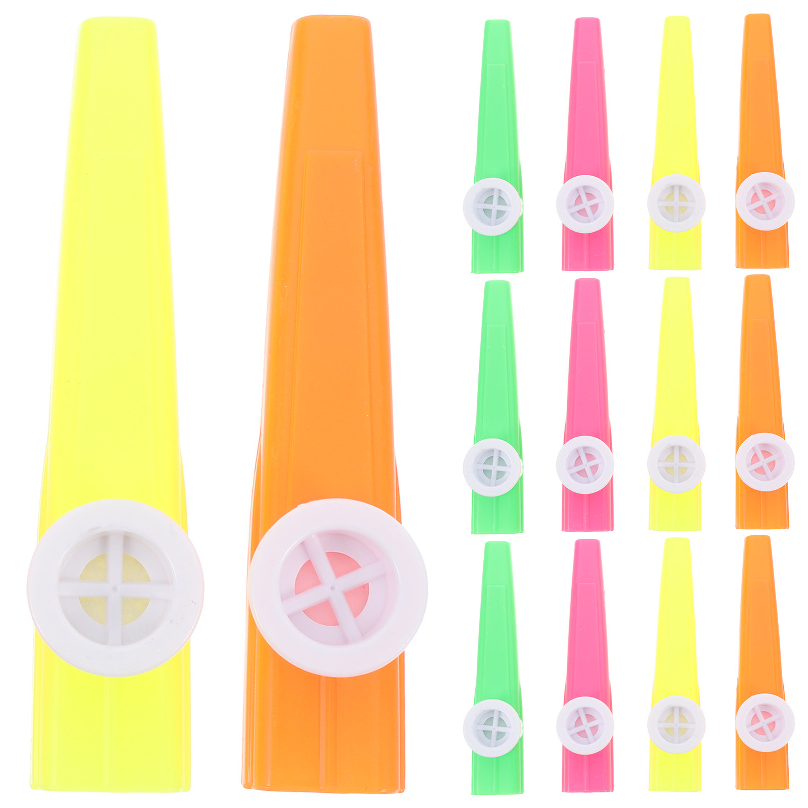 24 ชิ้น คาซูพลาสติกหลากสี น้ำห - Musical Instrument I Play บทวิจารณ์และราคา