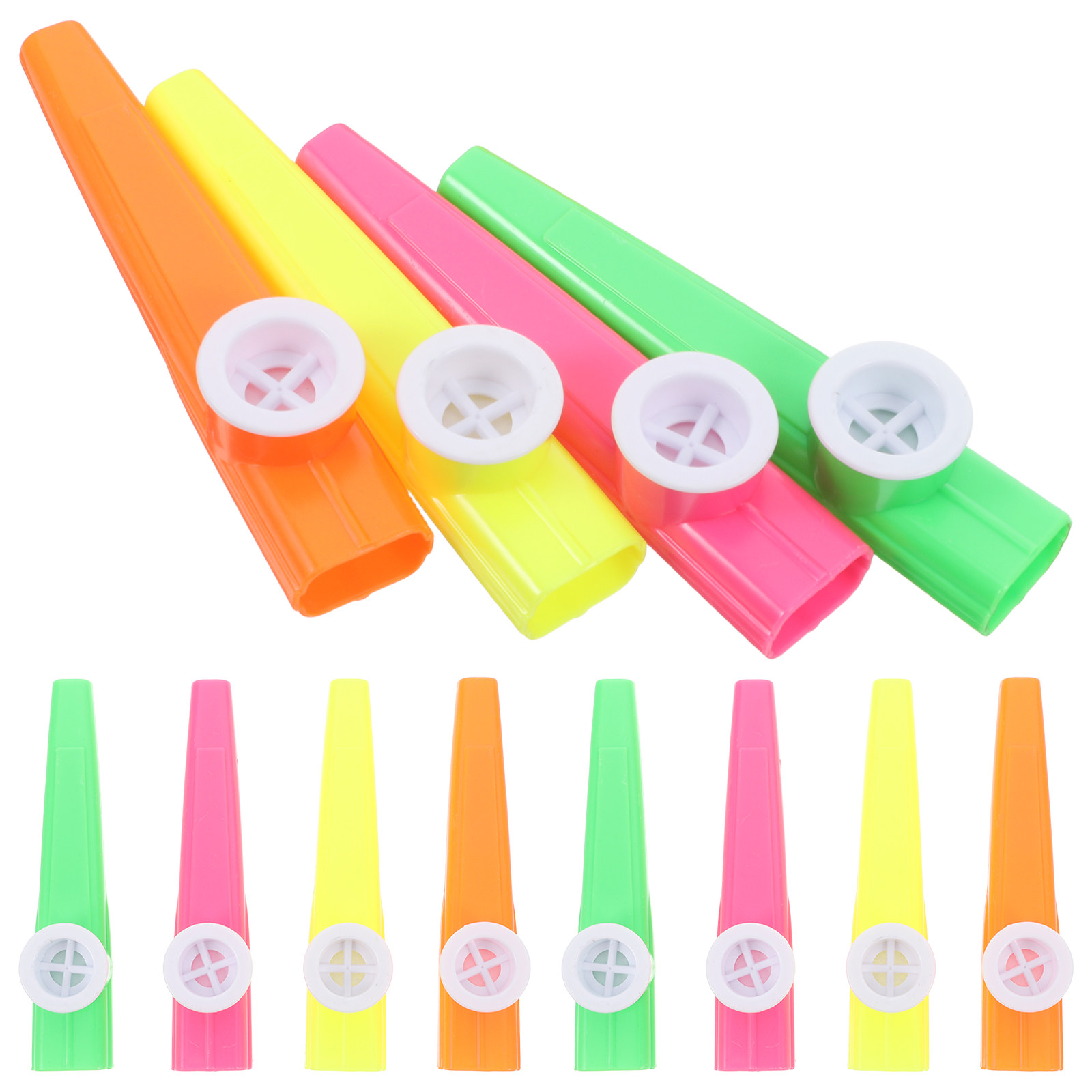 24 ชิ้น คาซูพลาสติกหลากสี น้ำห - Musical Instrument I Play บทวิจารณ์และราคา