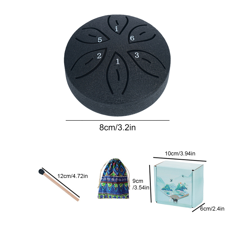 กลองฝนขนาด 3 นิ้ว 6 โน้ต สำหรั - Musical Instrument Drum บทวิจารณ์และราคา