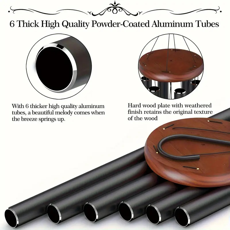 1 PC อลูมิเนียมหลอดกระดิ่งลมโล - Wind Chime Tubular บทวิจารณ์และราคา