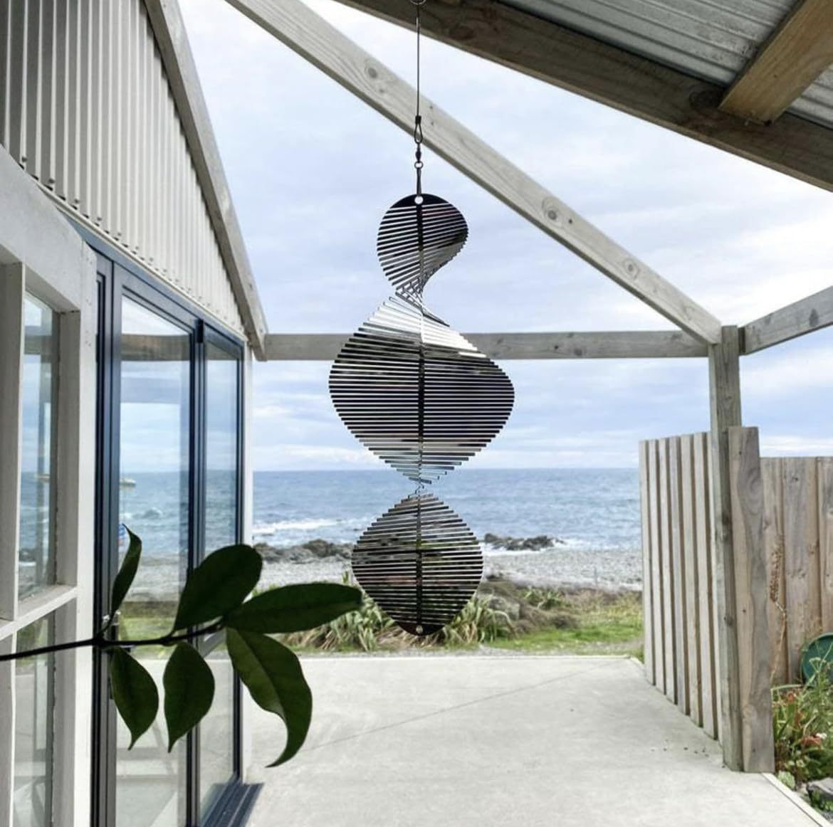โมบายลมเงียบ โมบายลมหมุนโลหะ โ - Wind Chime Tubular บทวิจารณ์และราคา
