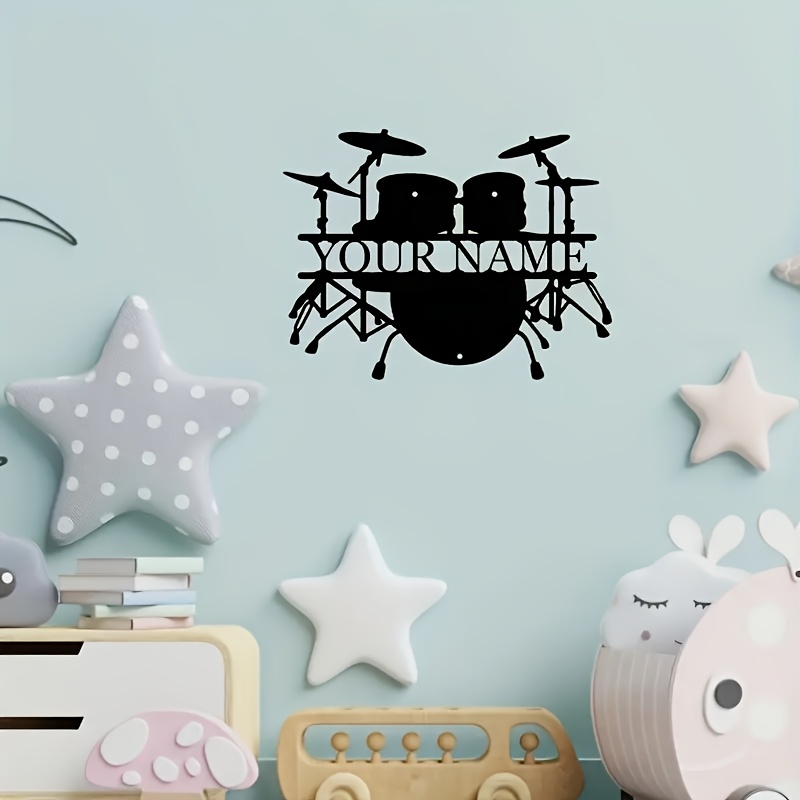 ป้ายโลหะติดผนังรูปชุดกลองแบบกำ - Musical Instrument With Names บทวิจารณ์และราคา