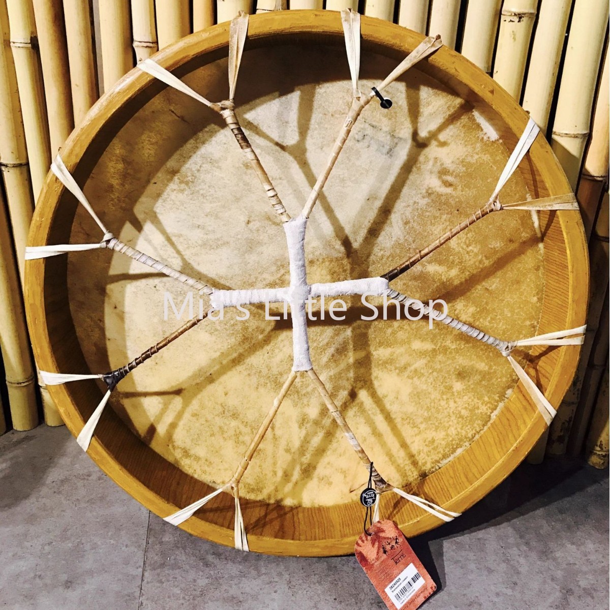 กลองอินเดียทรงกรอบ หนังวัวธรรม - Musical Instrument Indian บทวิจารณ์และราคา