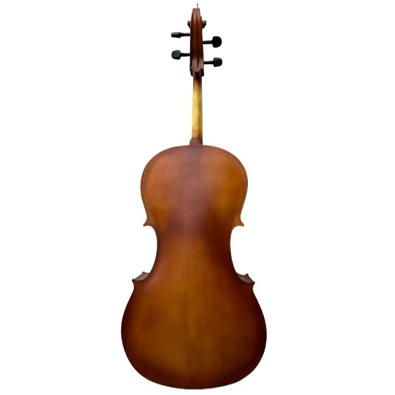 เชลโลไม้บาสวูดสีธรรมชาติแบบด้า - Musical Instrument Cello บทวิจารณ์และราคา