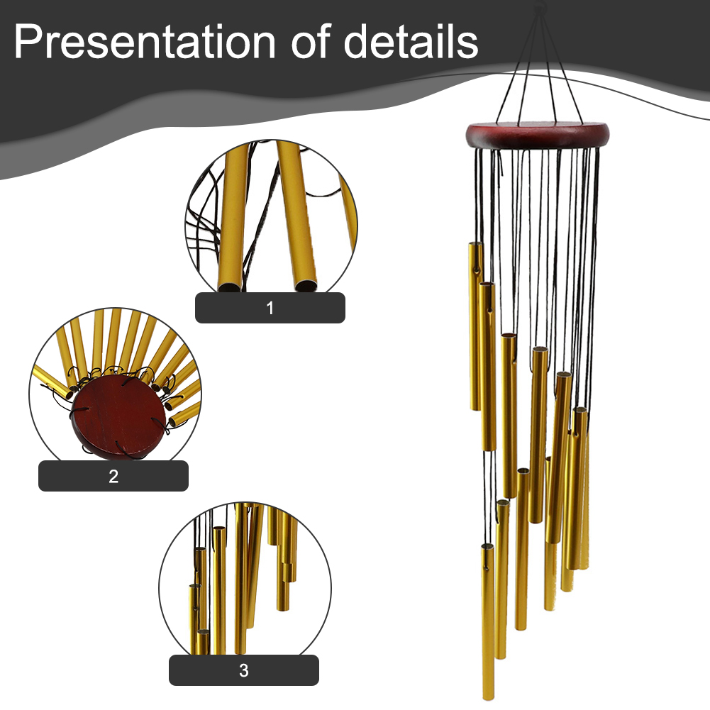กระดิ่งลมท่ออลูมิเนียม12หลอดมี - Wind Chime Tubular บทวิจารณ์และราคา