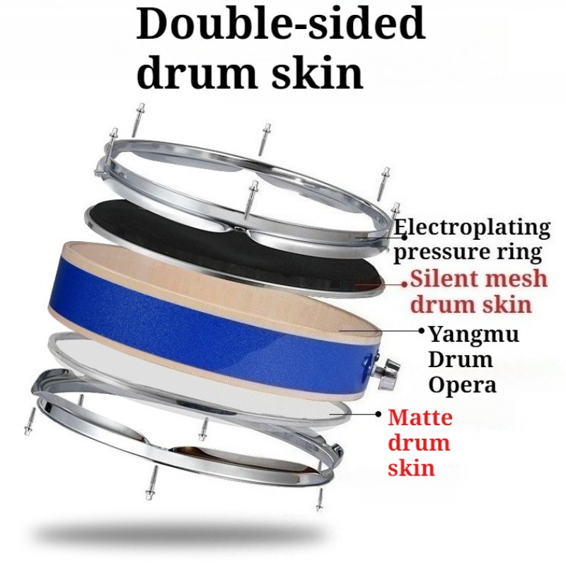 กลองซ้อมแบบมืออาชีพ ขนาด 12 นิ - Musical Instrument Drum บทวิจารณ์และราคา