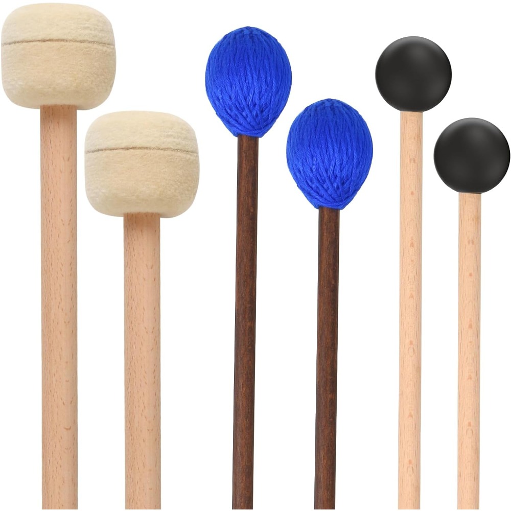 Marimba Mallet ชุด 6 ชิ้นแบบพก - Musical Instrument Marimba บทวิจารณ์และราคา