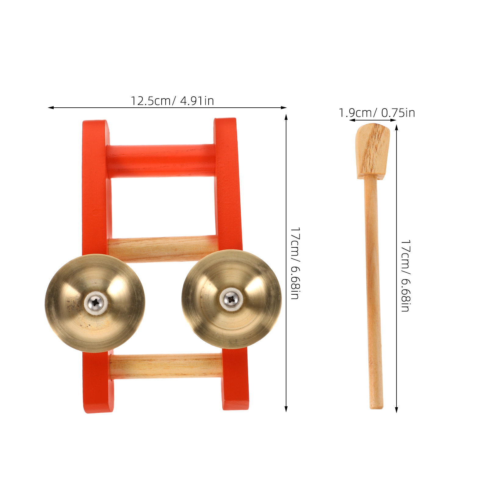 ฉาบทองเหลืองขนาดเล็กสำหรับเด็ก - Musical Instrument I Play บทวิจารณ์และราคา