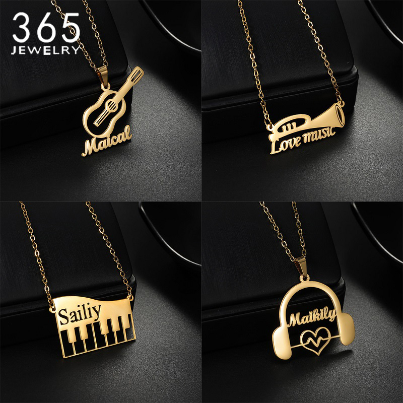 สร้อยคอจี้เครื่องดนตรีแบบกำหนด - Musical Instrument With Names บทวิจารณ์และราคา