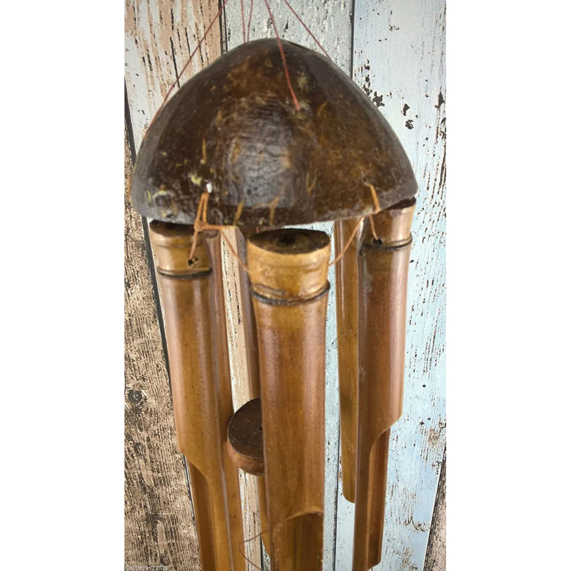 ธรรมชาติ Handmade ไม้ไผ่หลอด W - Wind Chime Tubular บทวิจารณ์และราคา