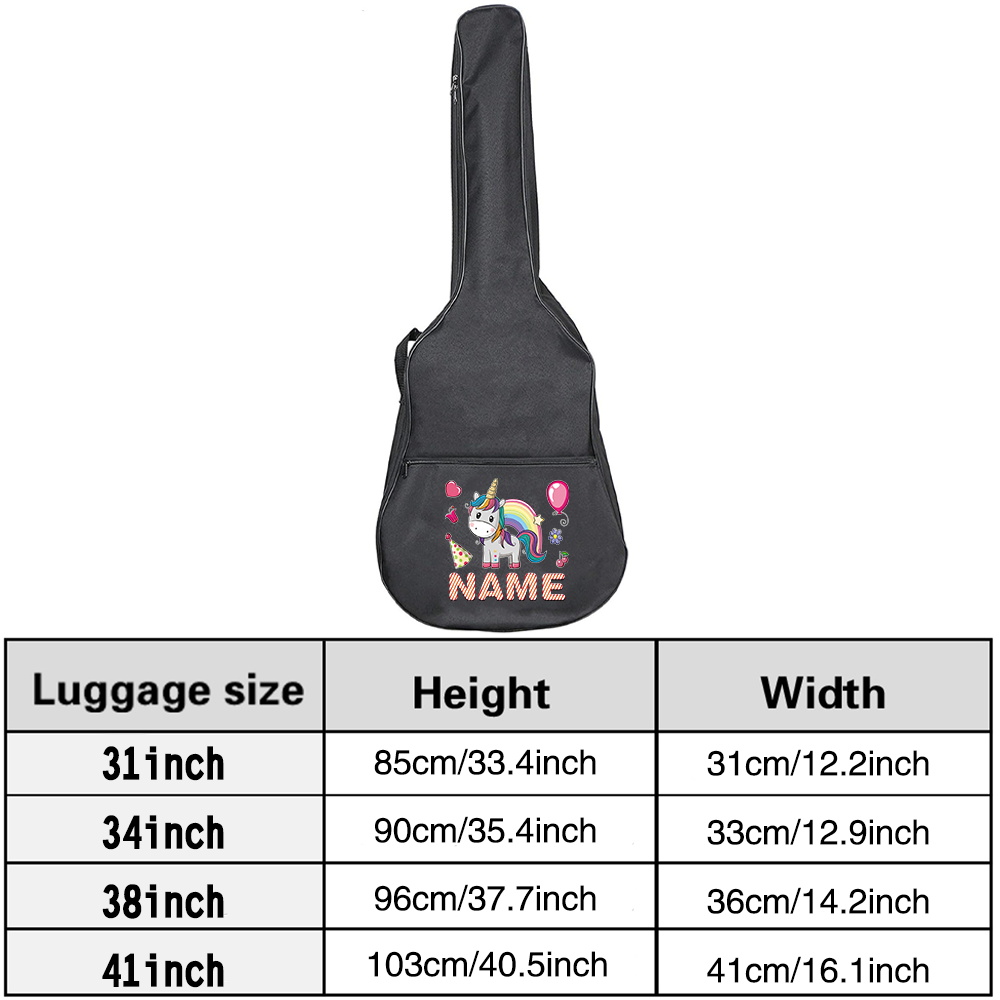 กระเป๋าใส่กีตาร์แบบกำหนดเองได้ - Musical Instrument With Names บทวิจารณ์และราคา