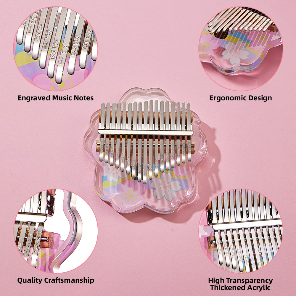 เปียโนขนาดเล็ก17คีย์แบบพกพาเคร - Musical Instruments Cartoon บทวิจารณ์และราคา