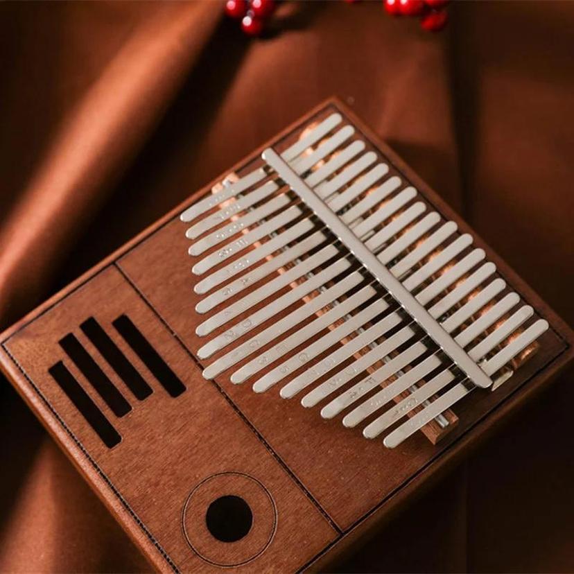 รีโทร Kalimba 17 คีย์นิ้วมือเป - Musical Instrument Piano บทวิจารณ์และราคา