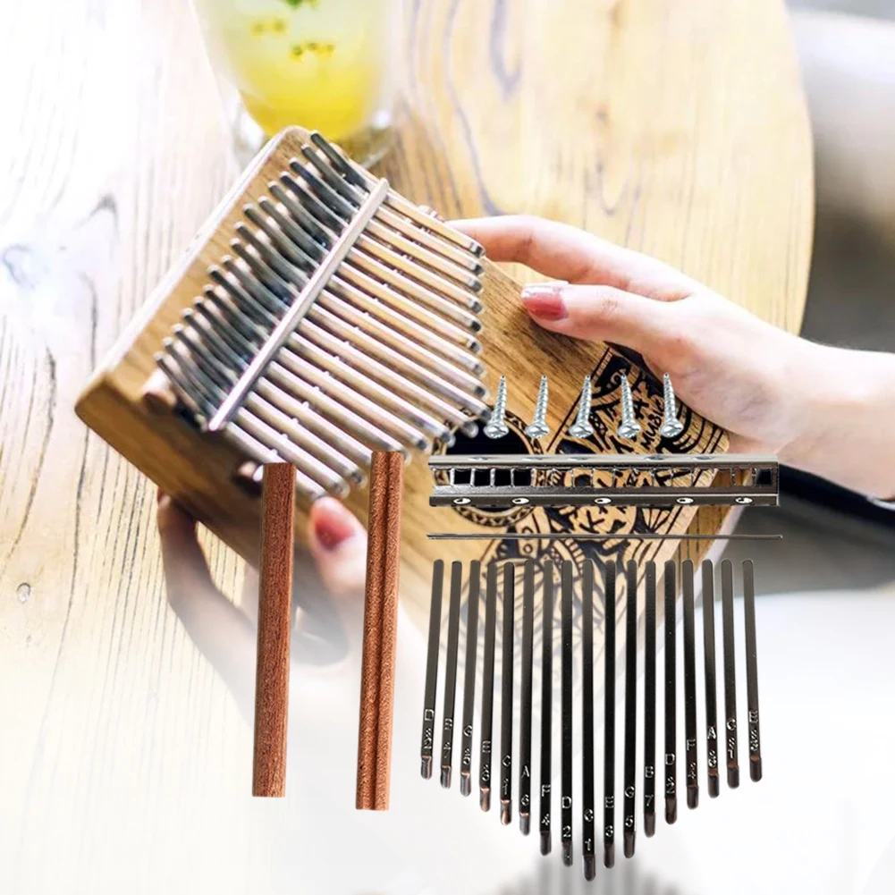 DIY 17 Tone Kalimba คีย์ Tines - Musical Instrument Piano บทวิจารณ์และราคา