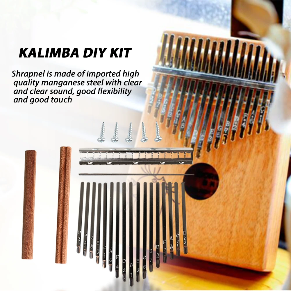DIY 17 Tone Kalimba คีย์ Tines - Musical Instrument Piano บทวิจารณ์และราคา