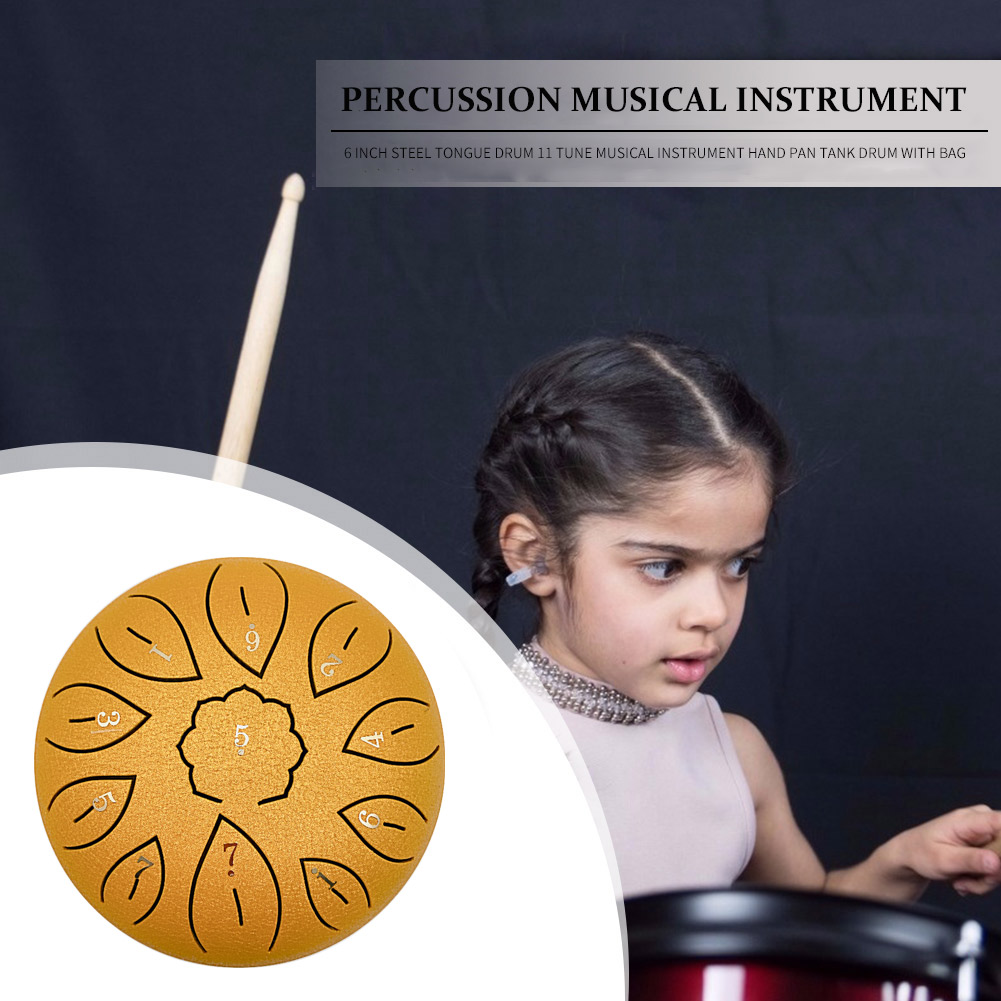 ชุดกลองลิ้นเหล็ก 6 นิ้ว สำหรับ - Musical Instrument Drum บทวิจารณ์และราคา