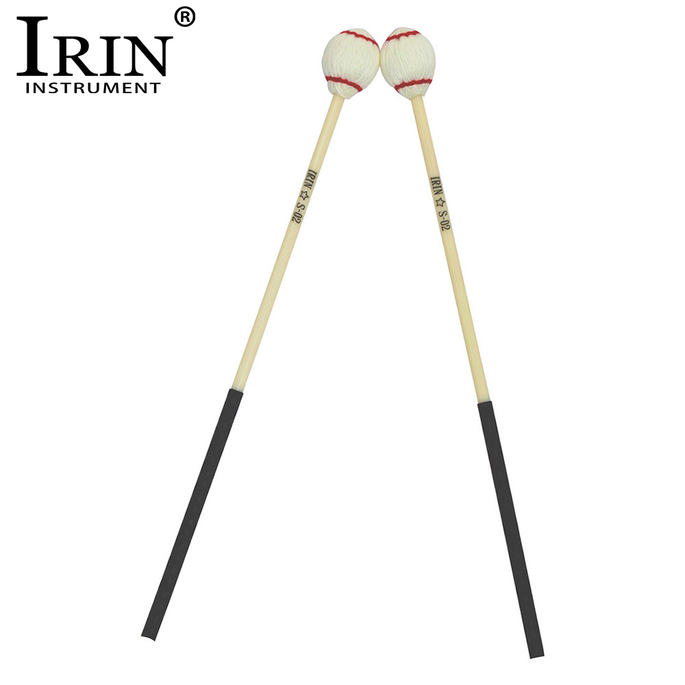 IRIN 1คู่ Marimba Mallets กลอง - Musical Instrument Marimba บทวิจารณ์และราคา