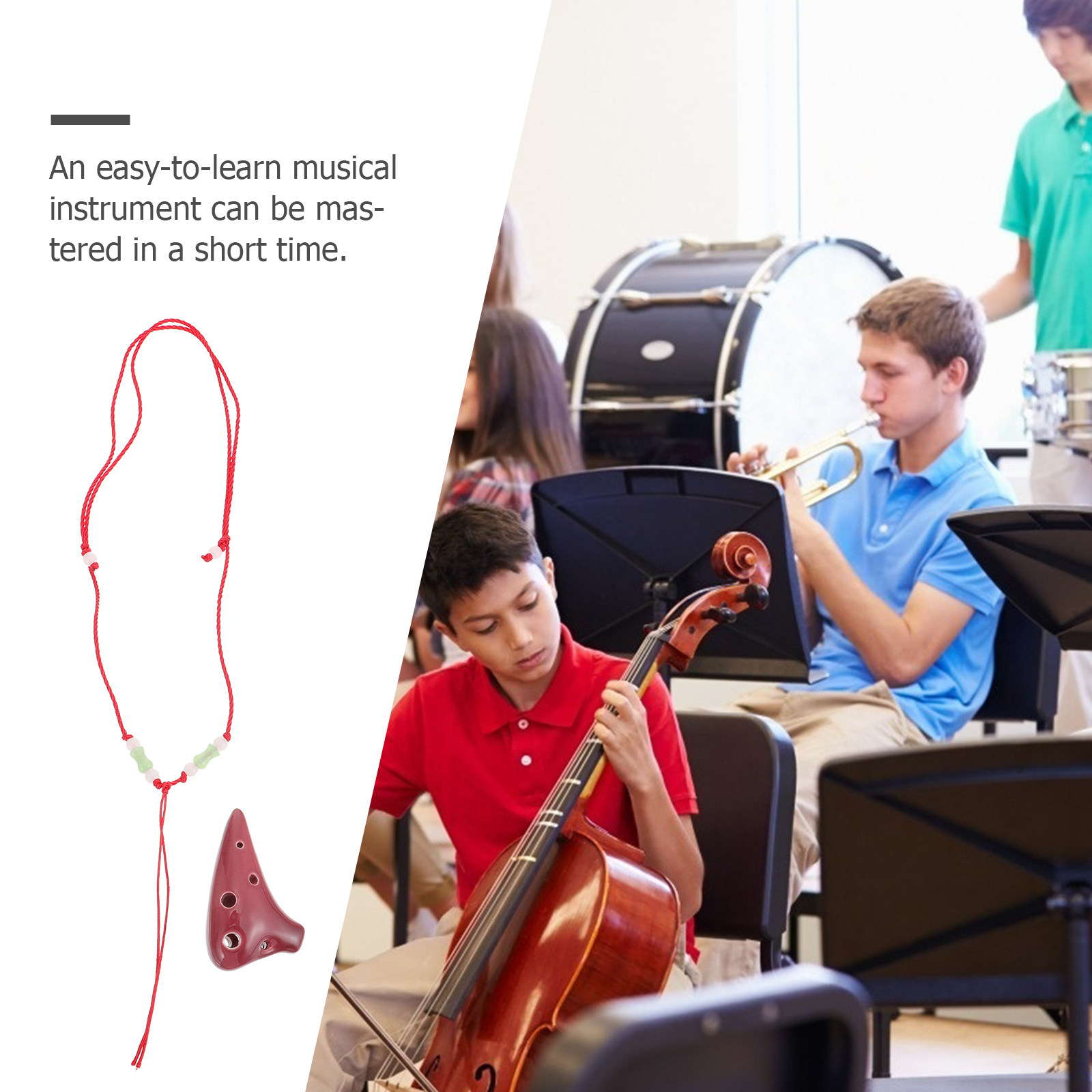 โอคาริน่าโดโลไมต์ 6 รู ขนาดเล็ - Musical Instrument I Play บทวิจารณ์และราคา