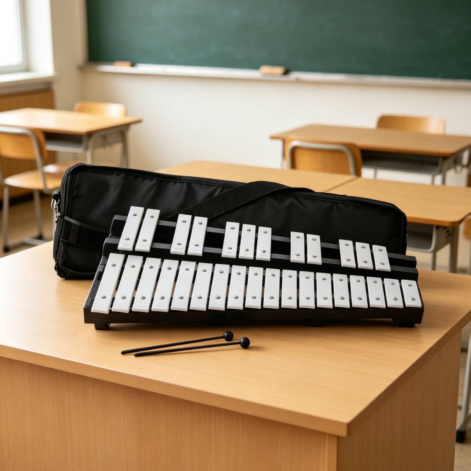 ไซโลโฟนอะลูมิเนียมพร้อมกระเป๋า - Musical Instrument Park บทวิจารณ์และราคา