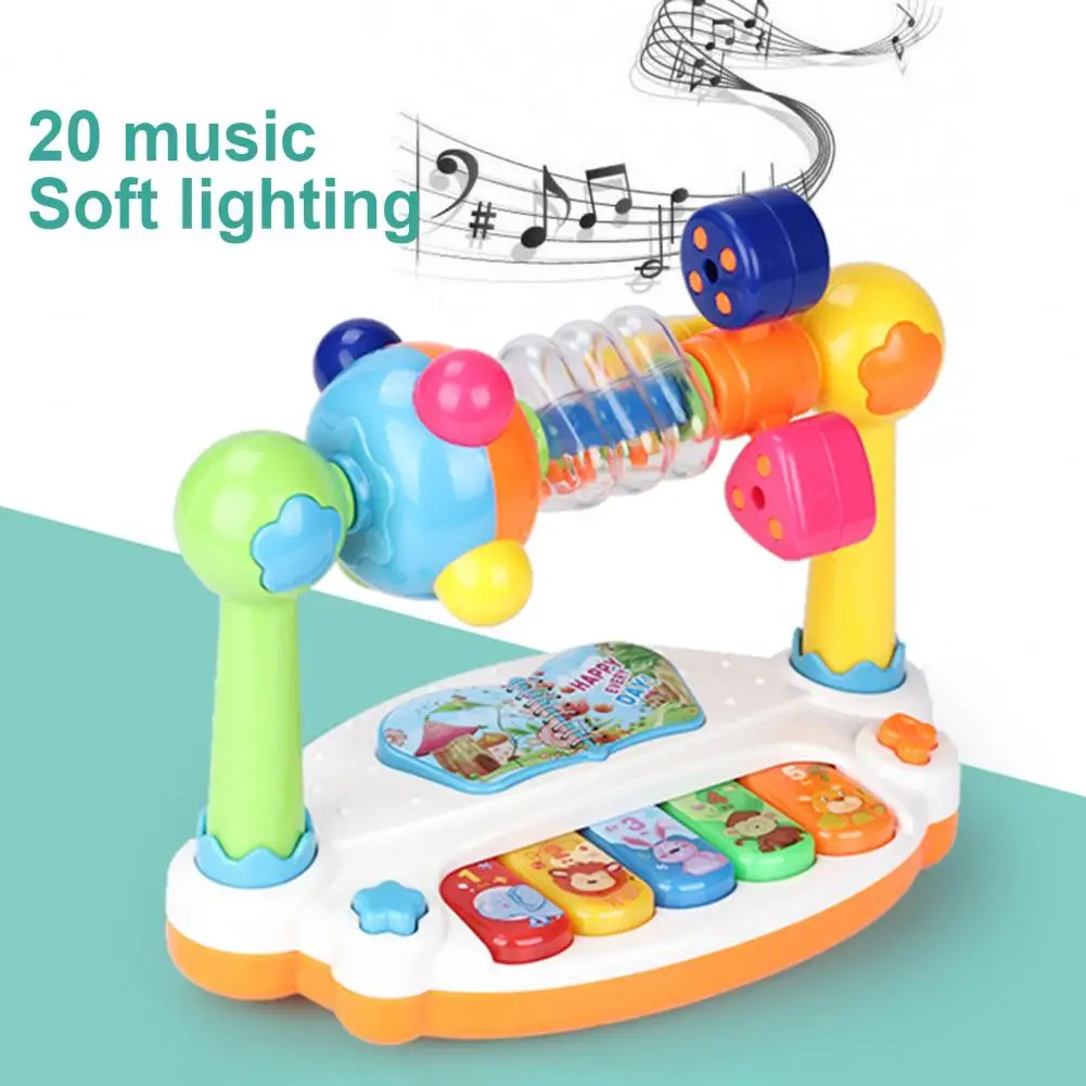 ของเล่นเปียโนเด็กเด็กหมุนเพลงค - Musical Instrument Piano บทวิจารณ์และราคา