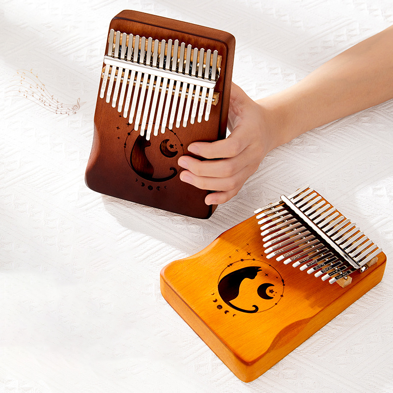 17 Keys Kalimba Gradient สีการ - Musical Instrument Piano บทวิจารณ์และราคา