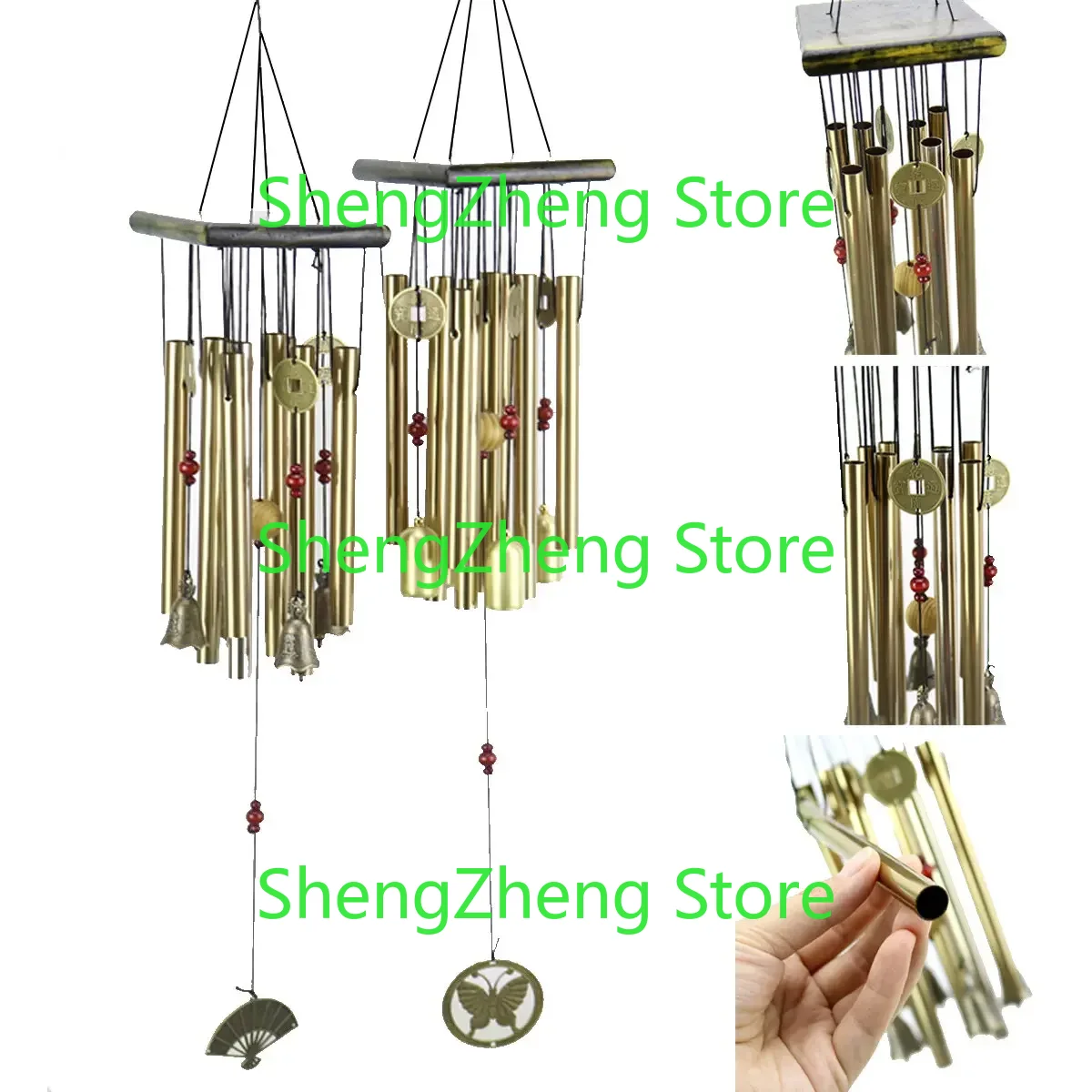 ไม้เนื้อแข็งท่อกลวงท่อโลหะท่อก - Wind Chime Tubular บทวิจารณ์และราคา