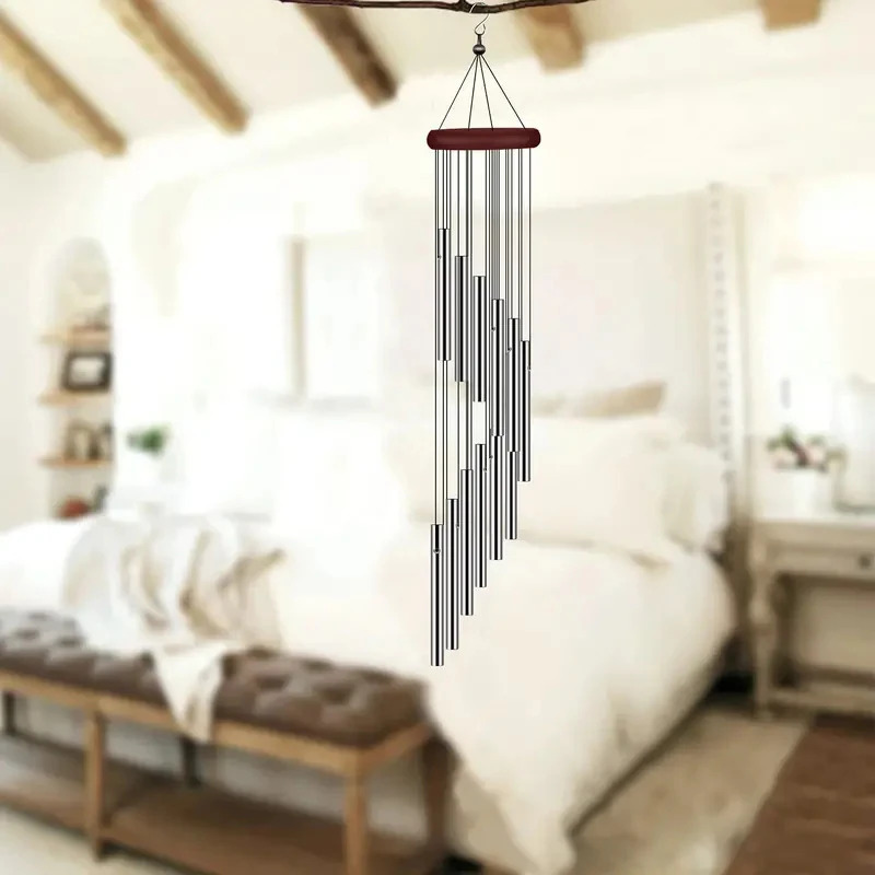 กระดิ่งลมโลหะอะลูมิเนียมพร้อมต - Wind Chime Tubular บทวิจารณ์และราคา