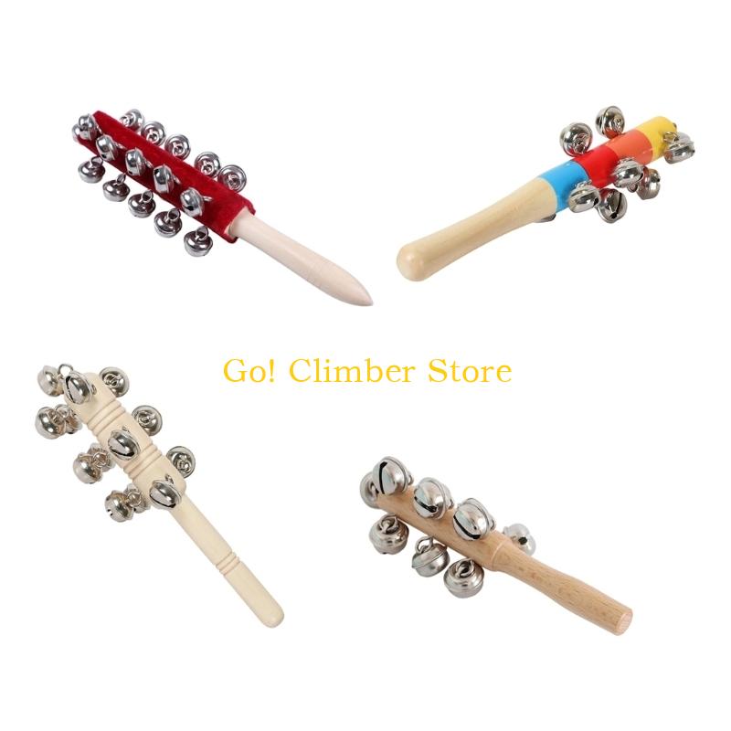 Q84C เด็กการศึกษาไม้ Shaker ขอ - Musical Instrument Family บทวิจารณ์และราคา