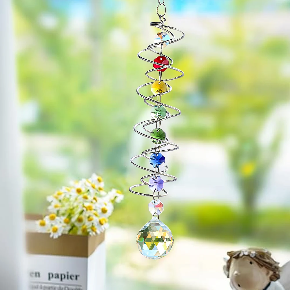 คริสตัล Suncatcher Gazing Ball - Wind Chime Tubular บทวิจารณ์และราคา